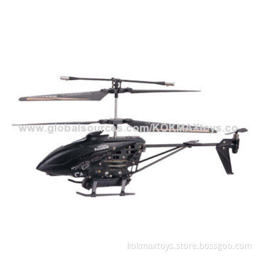 Crash Resistant, Stable, 3.5-CH, IR Remote Control RC Helicopter with Camera, Black